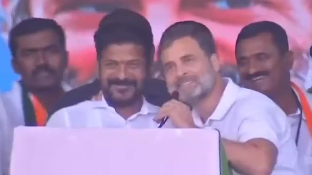 Rahul Gandhi In Telangana