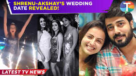Shrenu Parikh Akshay Mhatre set wedding date INSIDE Shrenus lively Bachelorette bash
