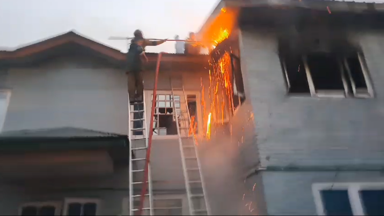 Fire in Baramulla