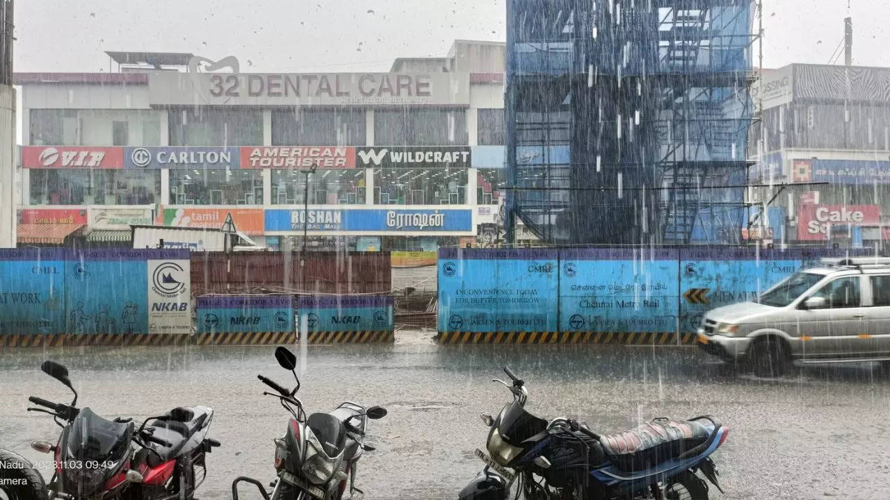 Chennai Rains to Continue for the Next 2-3 Days, Likely to Extend into Early December