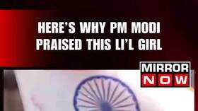 Shabash Beti PM Modi Praises Girl Dressed as Bharat Mata At Telangana Rally