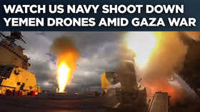 Houthis Drones Decimated By US Warship Over Red Sea After Yemeni Drones Assaulted Them
