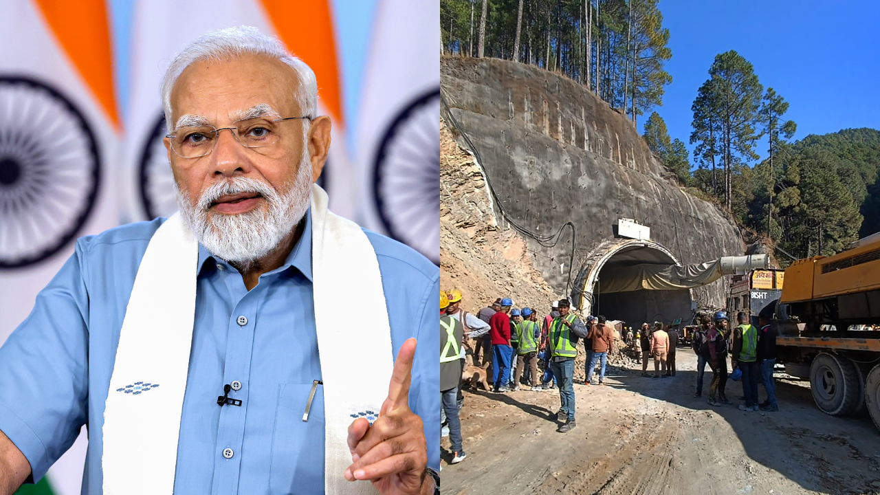 pm modi, uttarakhand tunnel