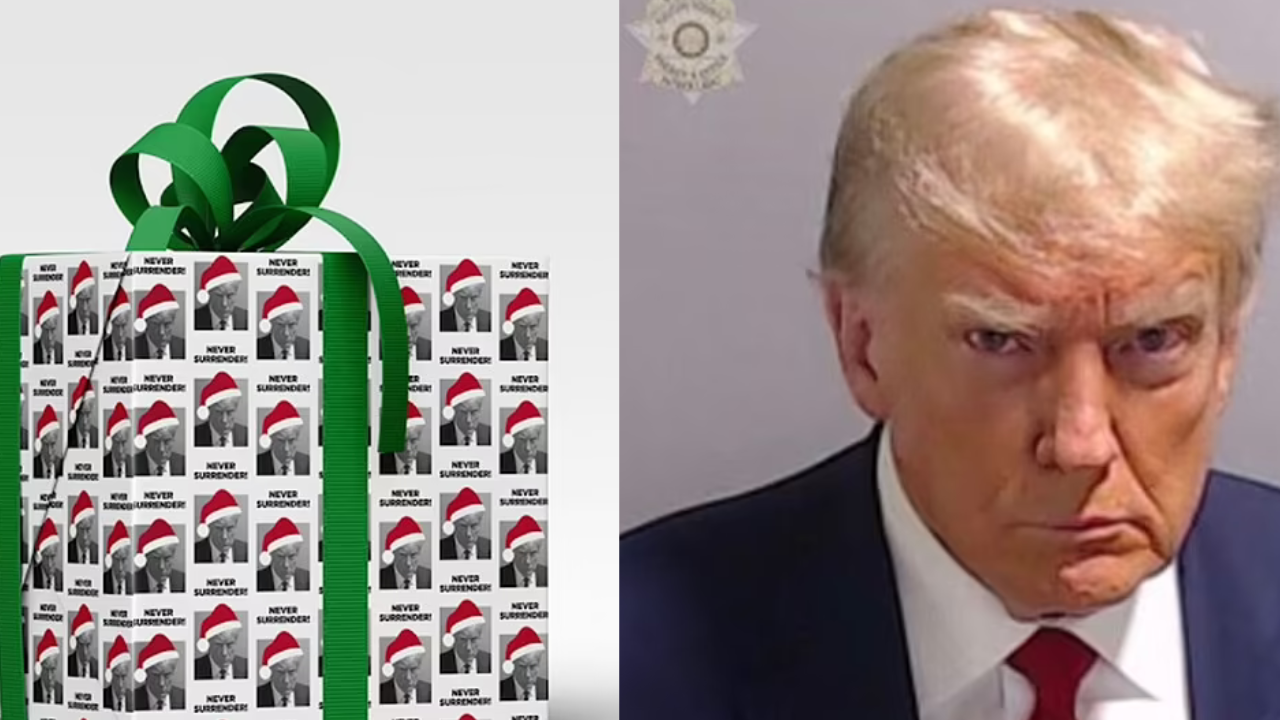 Have a very MAGA Christmas with this official Trump wrapping paper