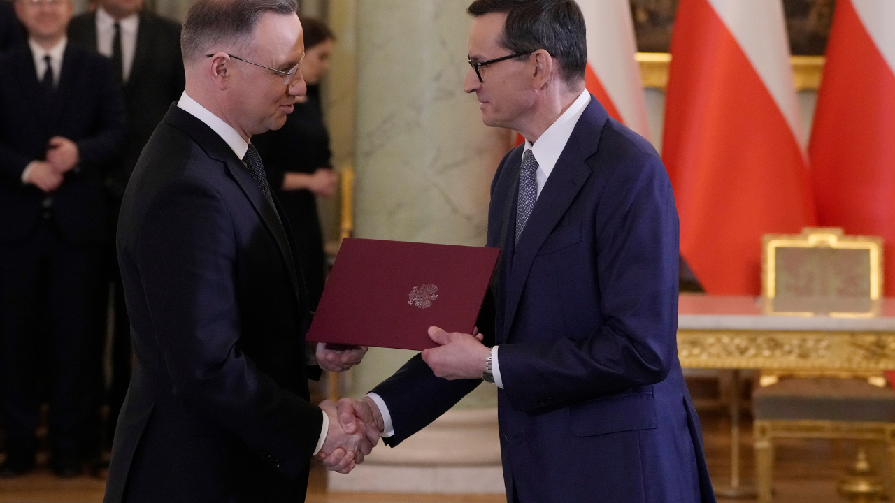 Poland President Andrzej Duda and PM Mateusz Morawiecki