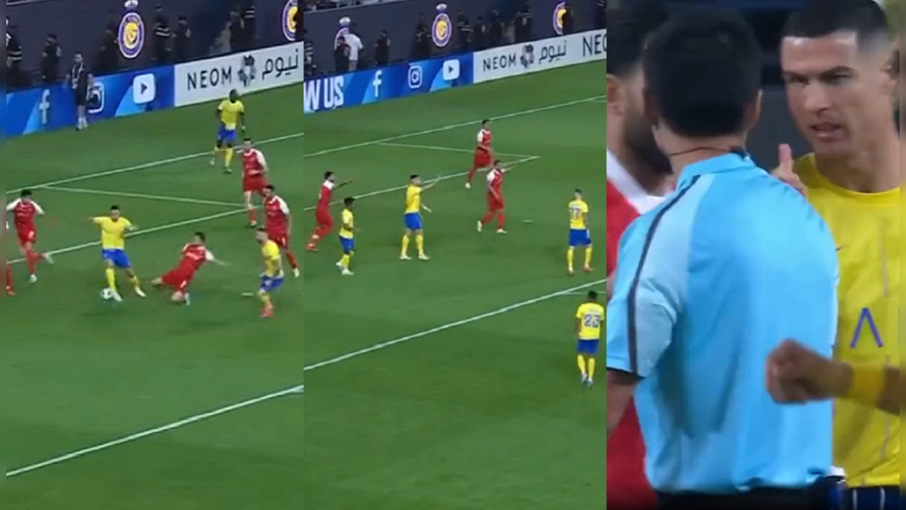 WATCH: Cristiano Ronaldo Asks Referee To Reverse His Penalty Decision  During Al Nassr's Champions League Match