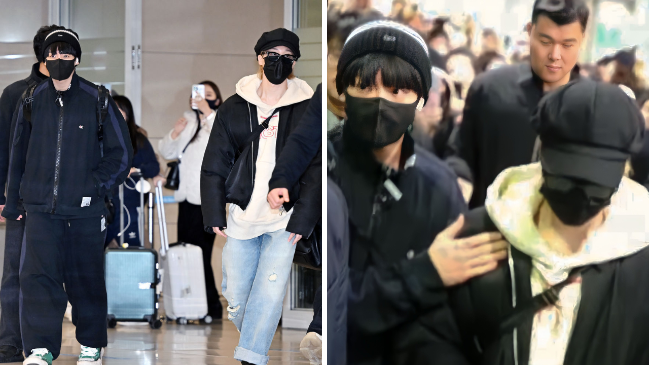 BTS' Jimin And Jungkook Get Mobbed, Pushed At Airport Upon Arrival From ...