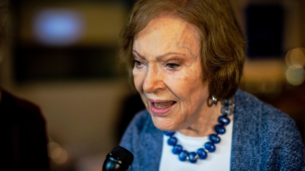 Pro-Palestine Protesters Show Up Outside Former First Lady Rosalynn Carter's Funeral
