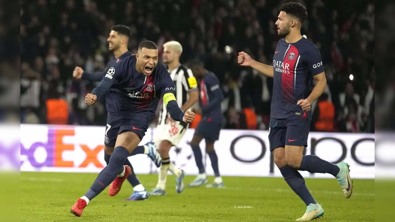 PSG play 1-1 draw with Newcastle