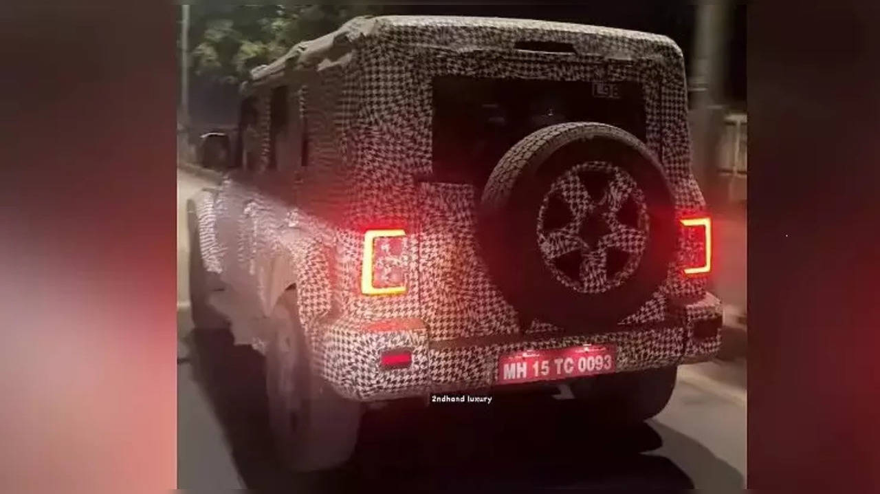 The new Mahindra Thar 5-Door is likely to be launched in India by 2024. ​(Image: Instagram/_2ndhandluxury)