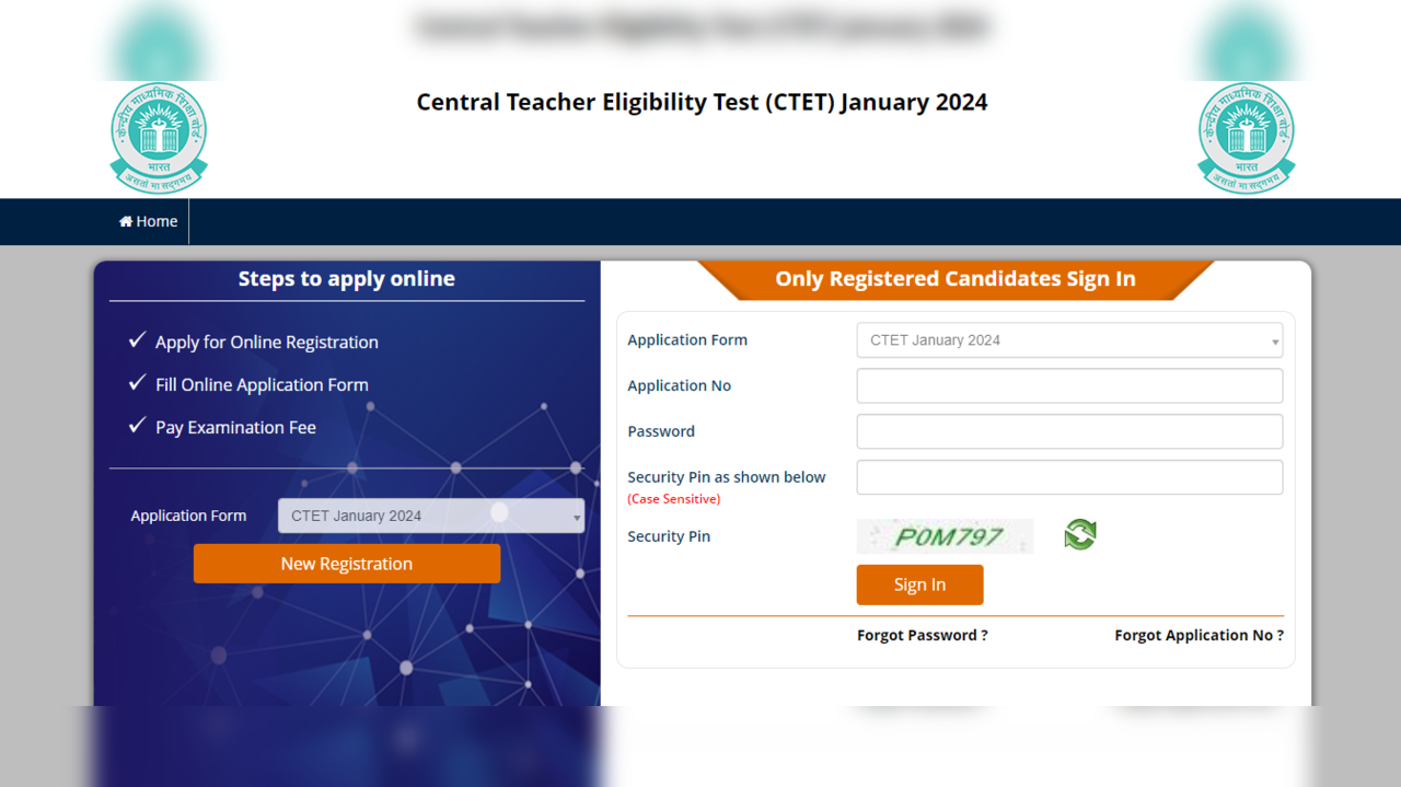 CTET 2024 January Registration Extended till Dec 1, Steps to Apply