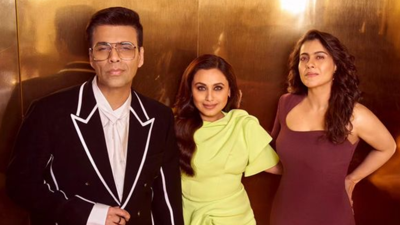 Kajol and Rani Mukherji at Koffee With Karan 8