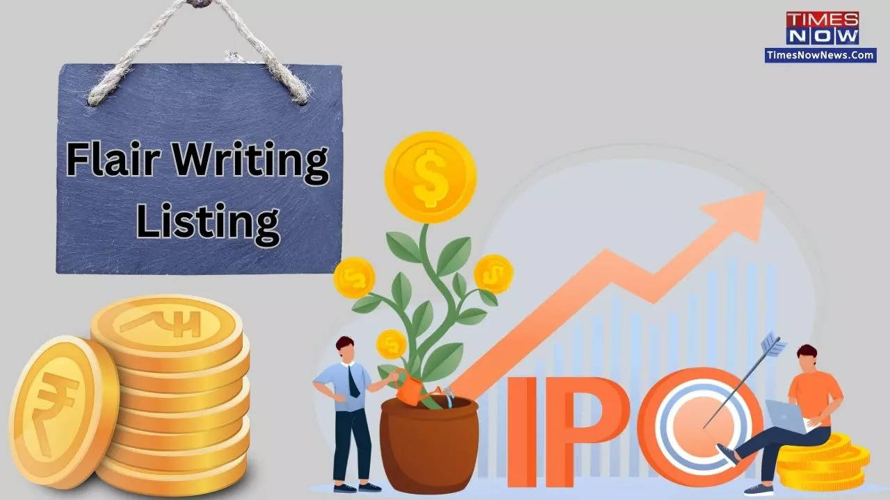 LIVE  Flair Writing IPO Listing Shares List At 648 Premium