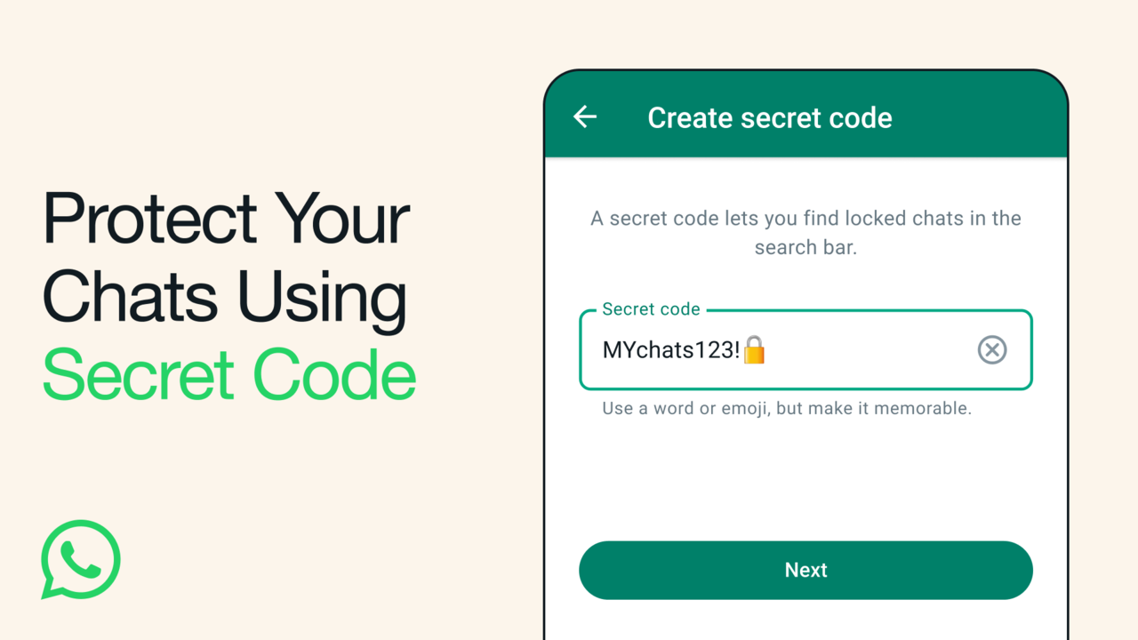 WhatsApp chat lock