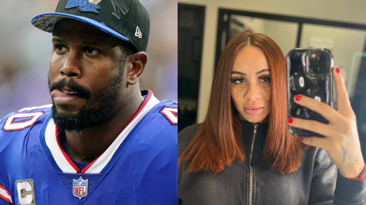 Von Miller and ex-girlfriend Megan Denise