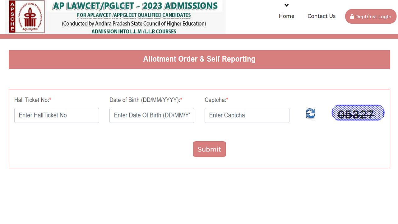 AP LAWCET Seat Allotment Results 2023 Out, Self Reporting Begins Today on lawcet-sche.aptonline.in