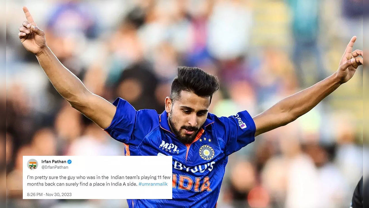 Umran Malik's non-selection in Indian team for South Africa tour hasn't gone down well with Irfan Pathan