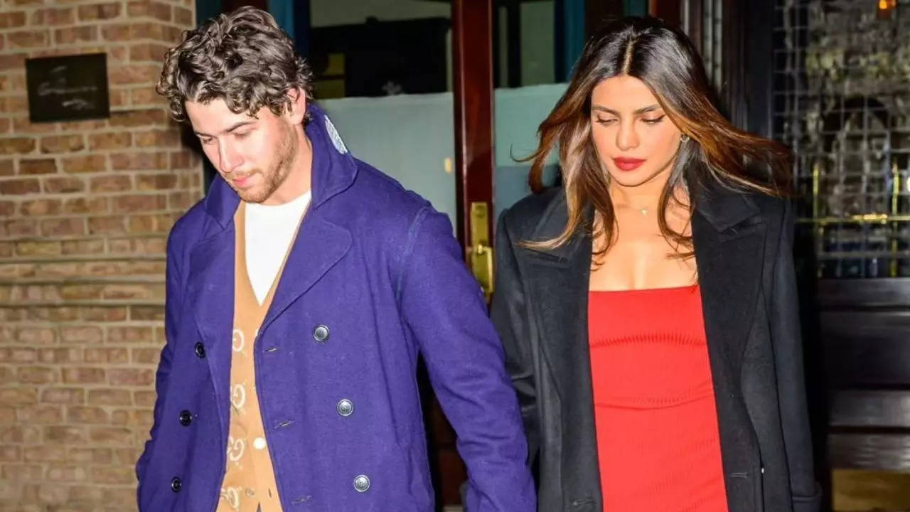 Priyanka Chopra Looks Ravishing In Red For Anniversary Dinner With Nick Jonas In New York. PICS