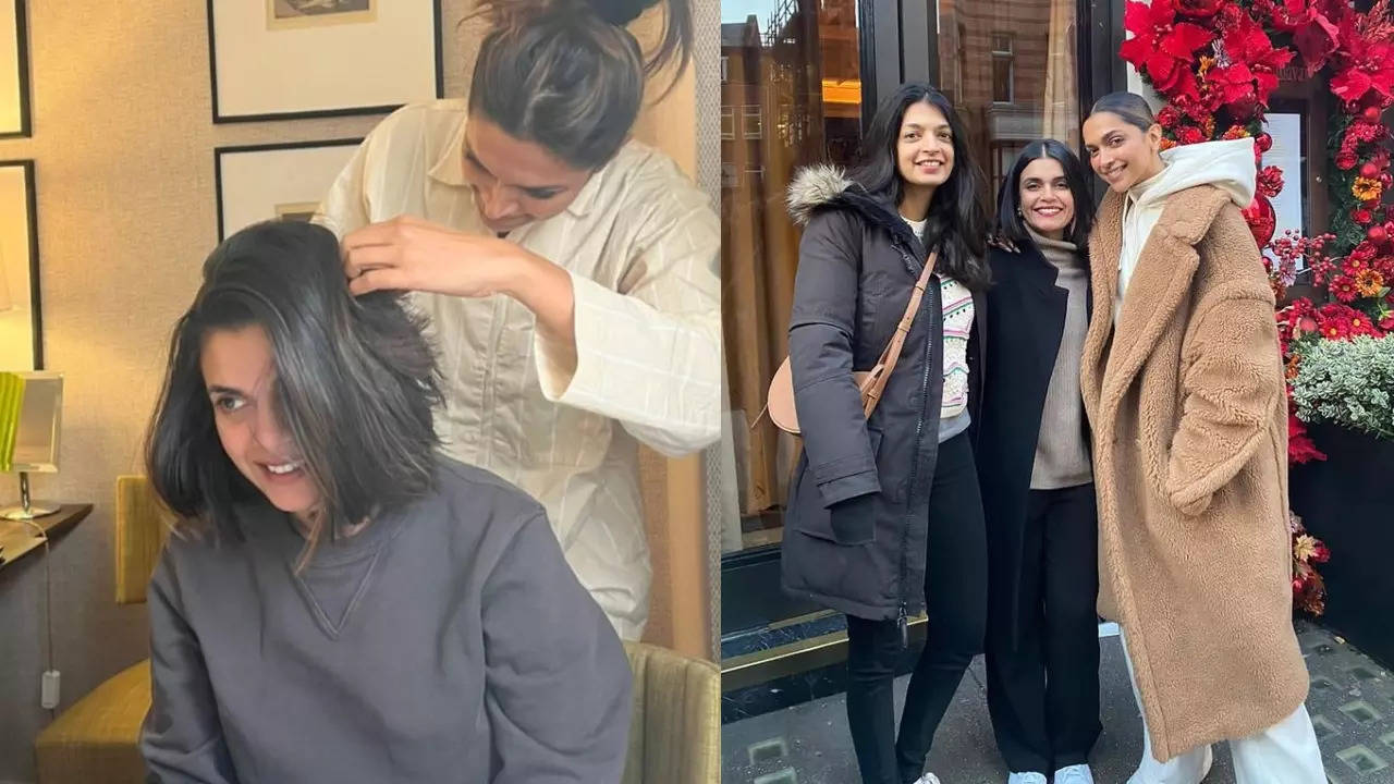 Deepika Padukone in London with her besties