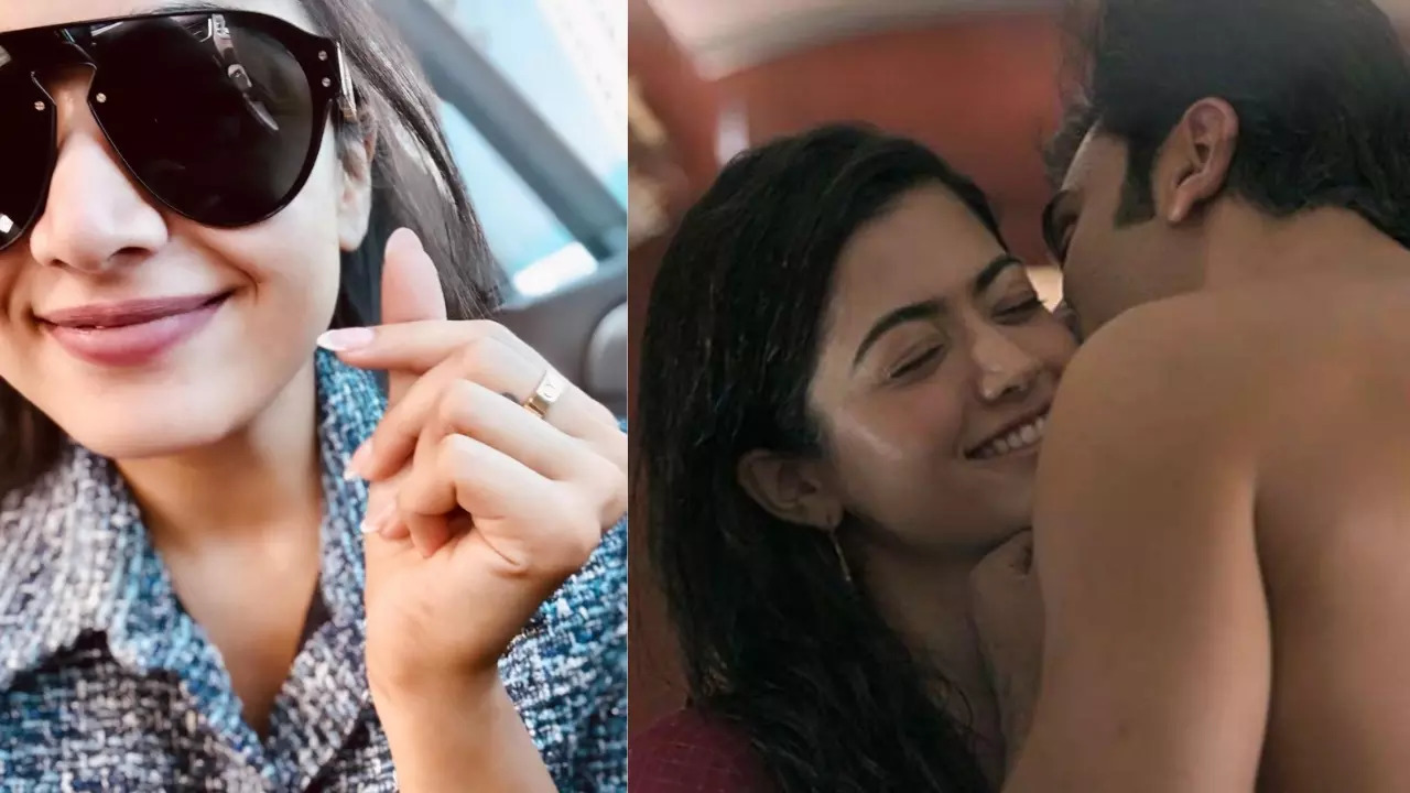 Rashmika Mandanna Thanks Fans With Signature Finger-Heart Pose For Loving Animal Co-Starring Ranbir Kapoor