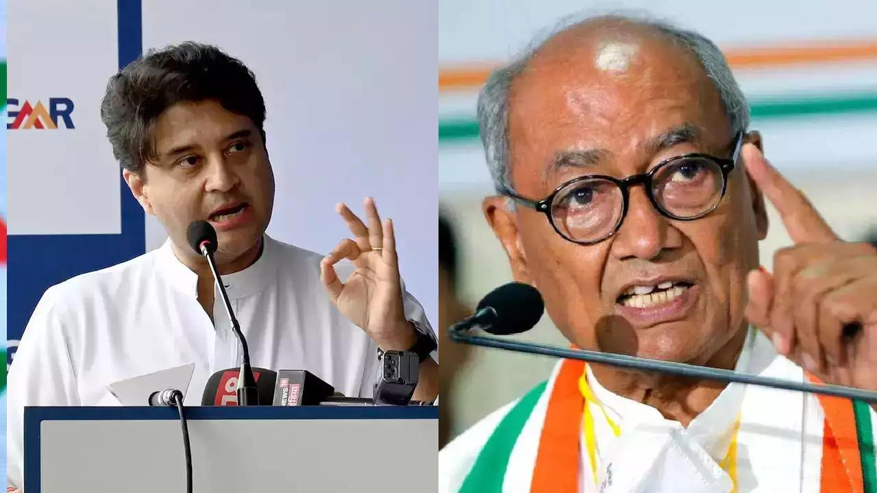 ‘Har Bad-dua Ka Swagat…’: Jyotiraditya Scindia’s Dig At Digvijay Singh Over ‘Traitor’ Remark