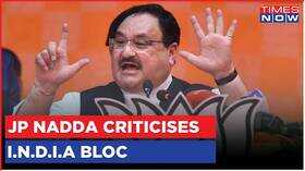 BJP President JP Nadda Hits Out At INDIA Bloc At The Party Headquarters Meeting English News