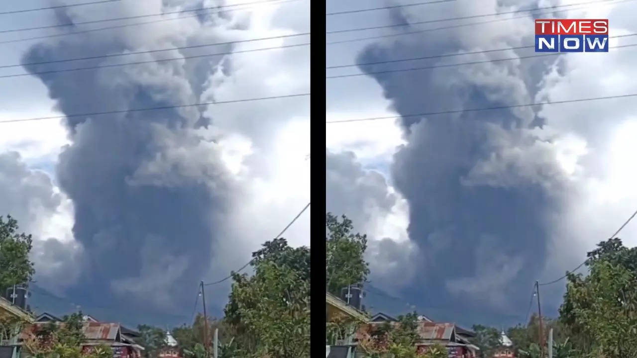 Marapi Volcano In Indonesia Erupts, Trapped Climbers Smothered In Ash Appeal For Rescue | VIDEO