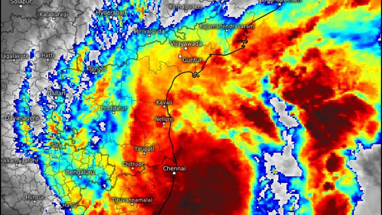 Cyclone Michaung Is Close To Chennai Coast