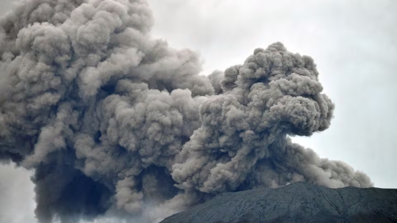 volcano in indonesia