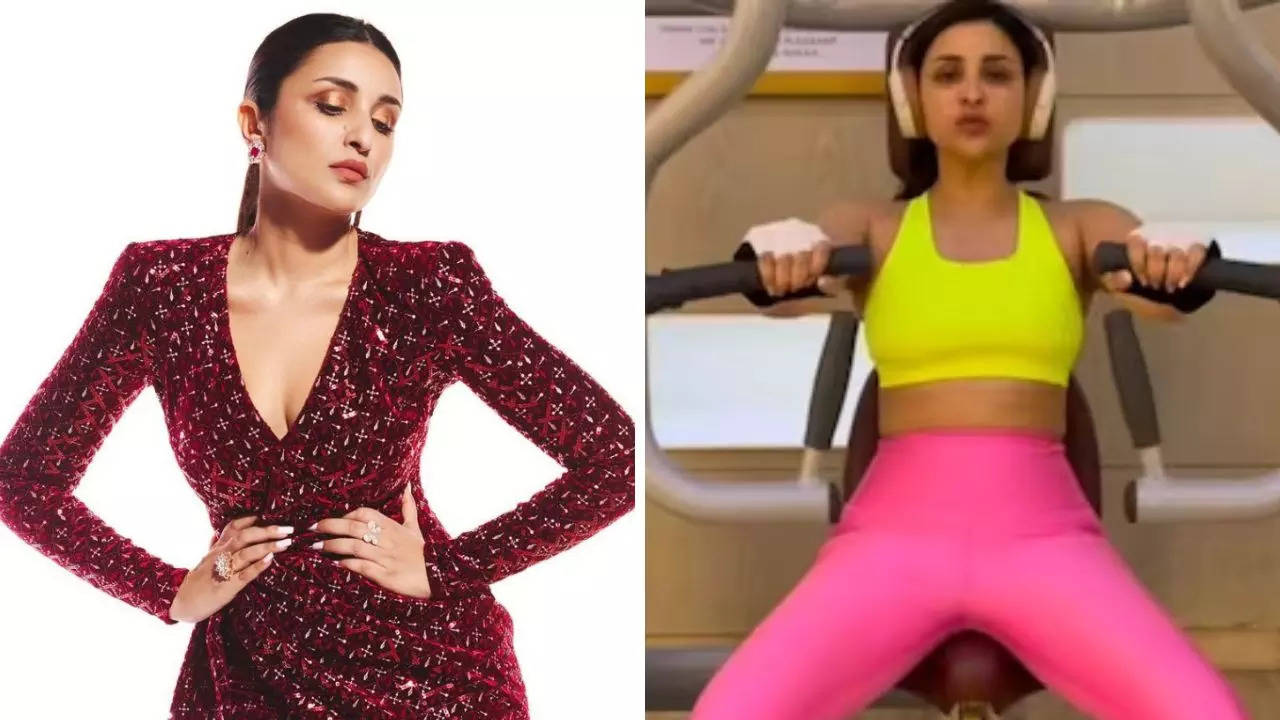 Parineeti shares workout video