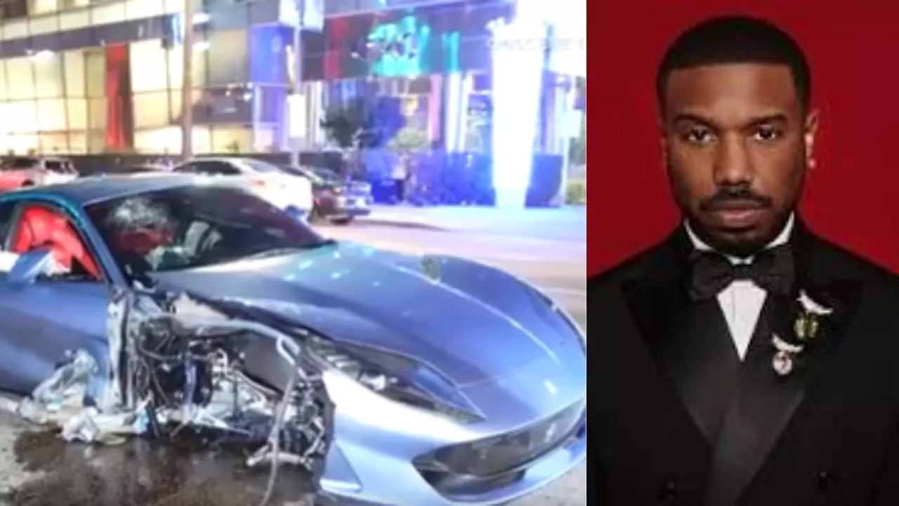 Michael B Jordan Crashes His Ferrari Worth Rs 3.5 Crore In Los Angeles