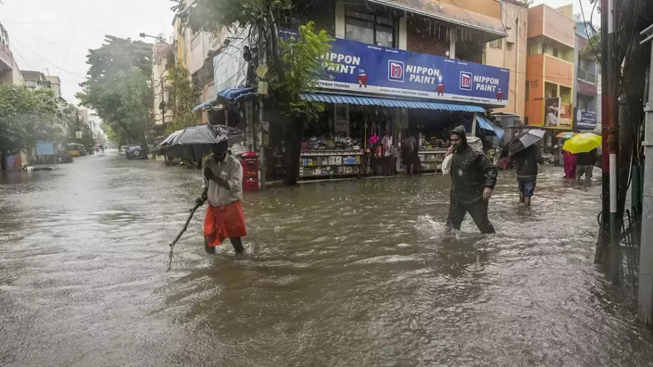 Cyclone Michaung In Chennai PTI