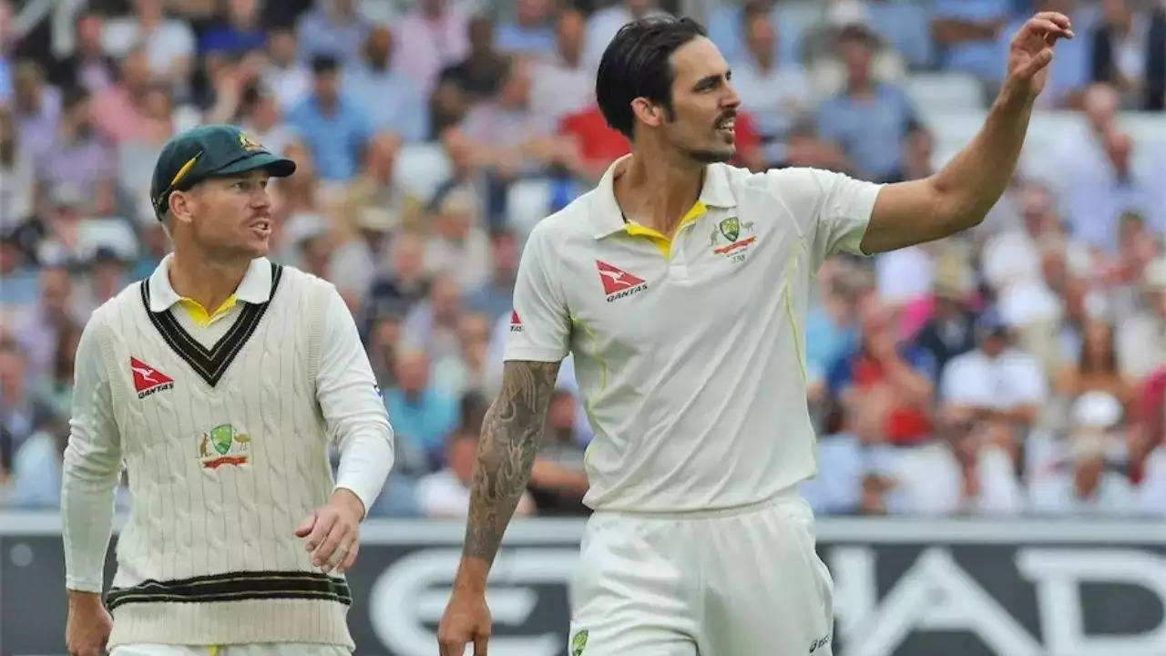 david warner, Mitchell johnson.