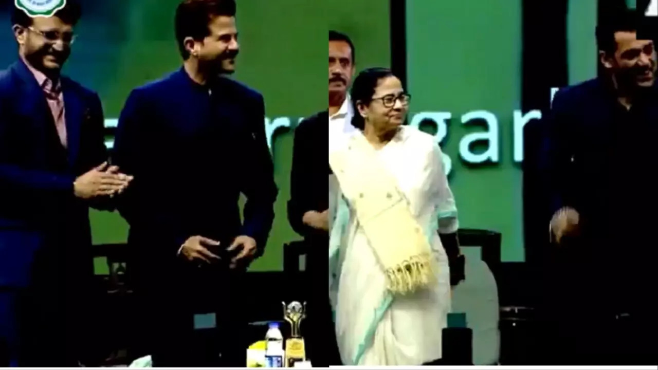 WATCH: Sourav Ganguly Shakes A Leg With Salman Khan, Mamata Banerjee On Stage At KIFF Opening Ceremony