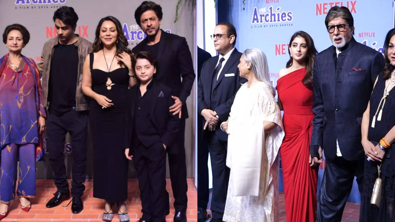 Shah Rukh Khan To Hrithik-Saba: Celebs Attend The Archies Screening At NMACC