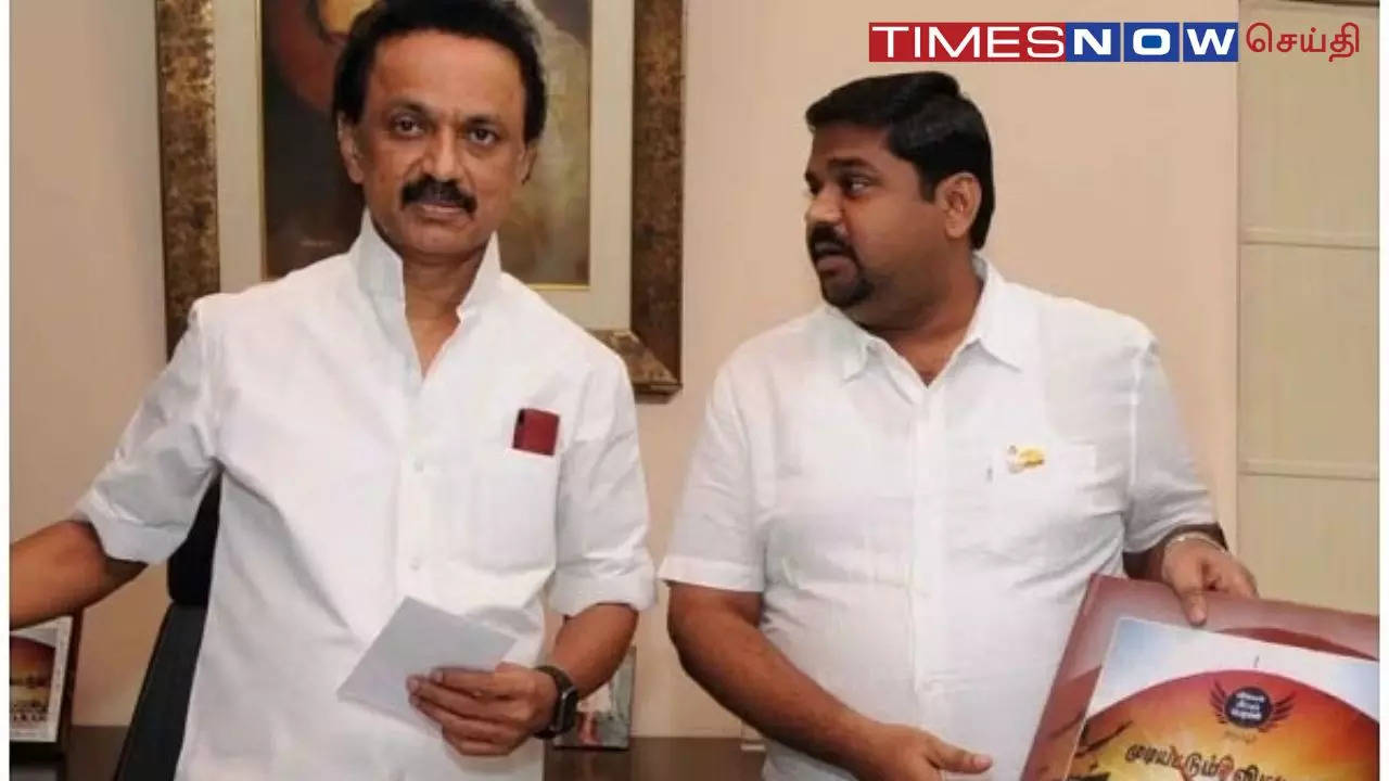 MP Senthil kumar with Stalin