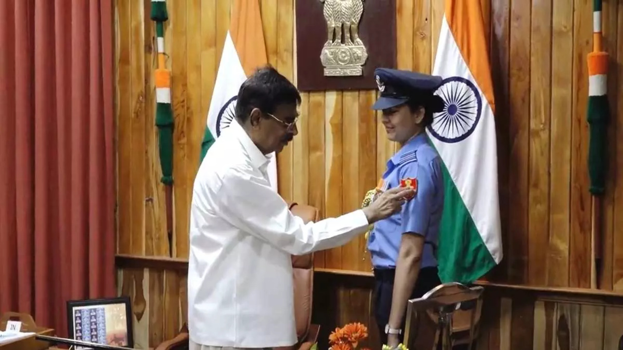 Squadron Leader Manisha Padhi appointed as Aide-de-Camp (ADC) to the Governor of Mizoram