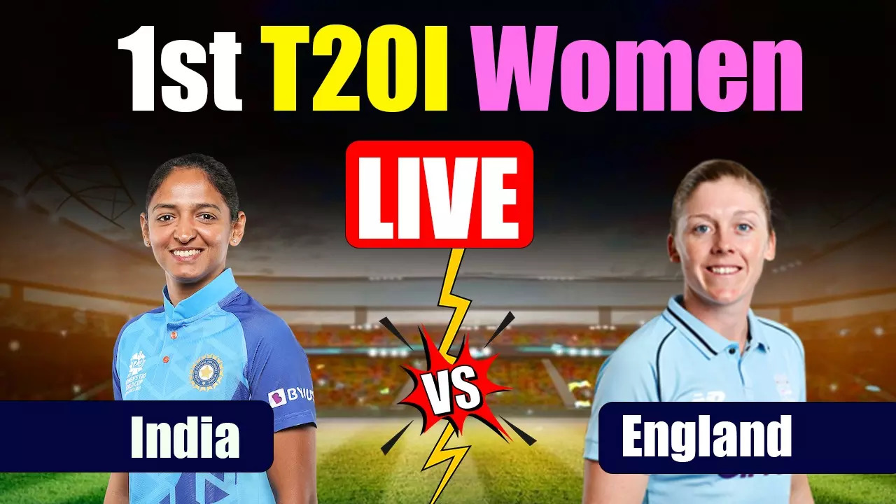 India-W VS England-W 1st T20I Highlights England Outclass India by 38 runs In Series Opener