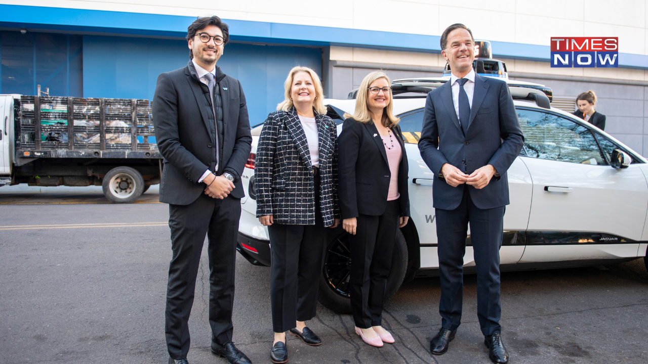 Netherlands PM Mark Rutte Becomes First World Leader to Ride A Self-Driving Car | VIDEO