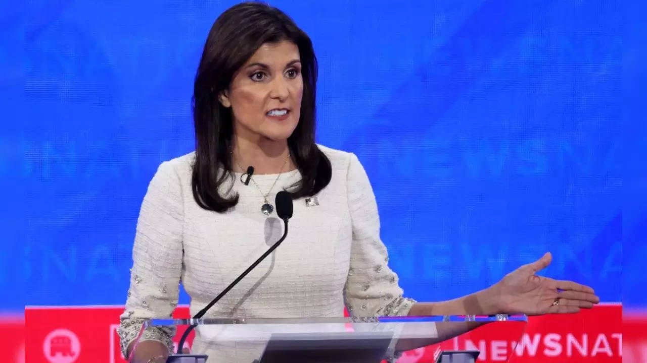 Nikki Haley Fourth Republican Debate AFP