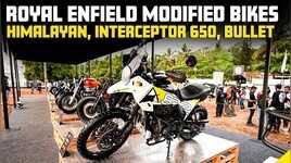 Royal Enfield Bike Modifications- Motoverse 2023  Himalayan Bullet  More