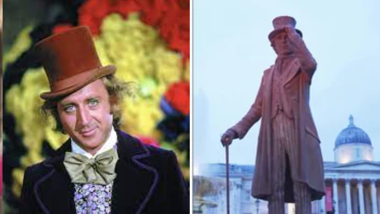 6-Foot-Tall  Chocolate Statue of ‘Wonka’ unveiled in London