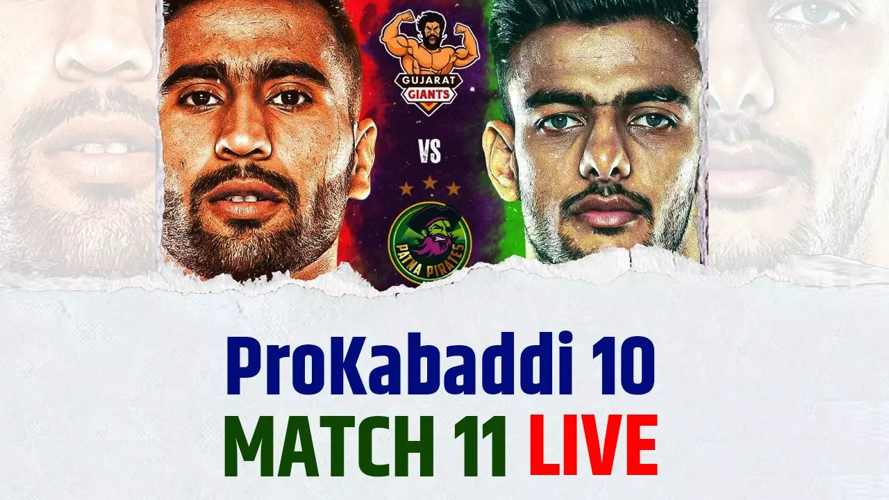 GUJ vs PAT PKL 2023 Today Pro Kabaddi Match HIGHLIGHTS Patna Pirates Hand Gujarat Giants First Loss Of Season