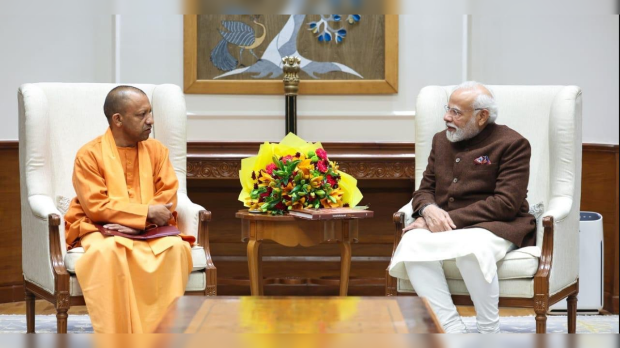 Yogi Adityanath meets PM Modi in Delhi