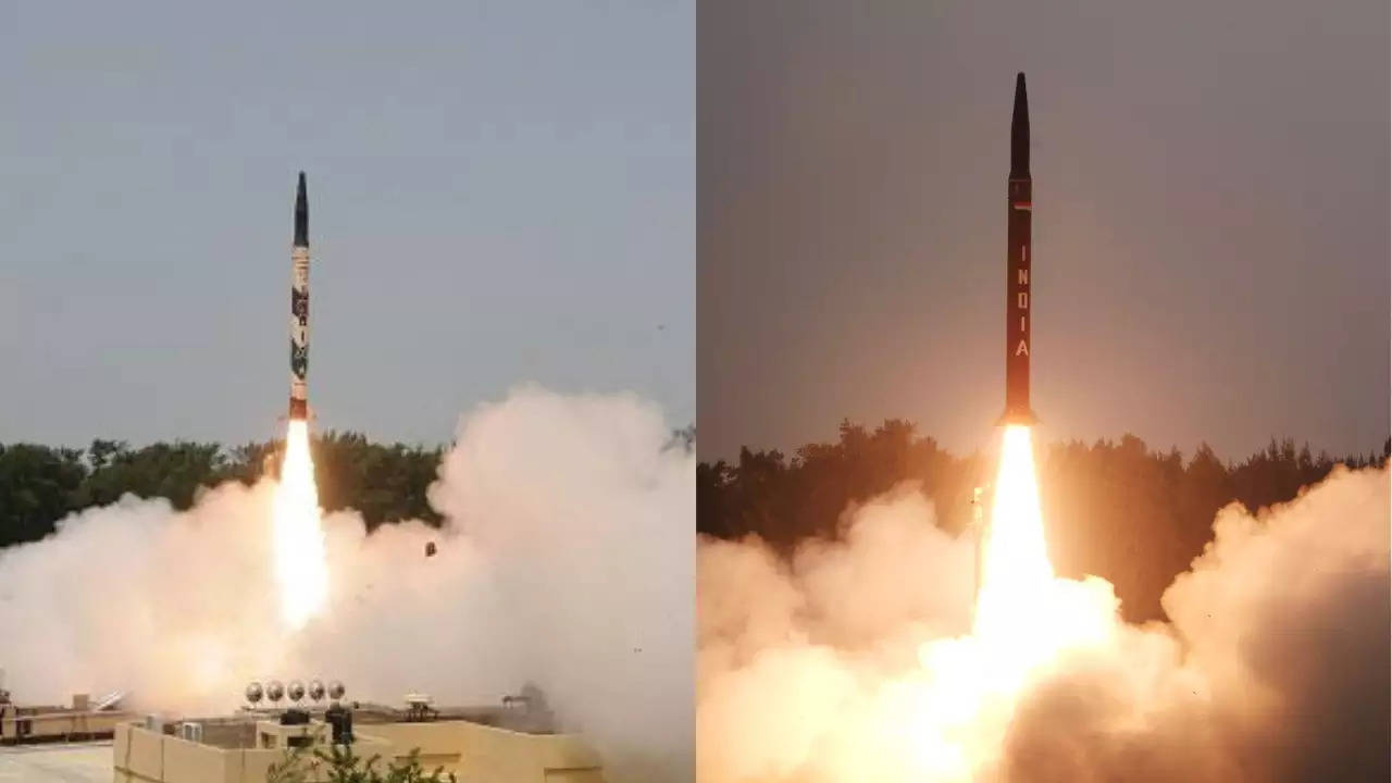 Training Launch of Short-Range Ballistic Missile ‘Agni-1’ Carried Out Successfully (File Photo)