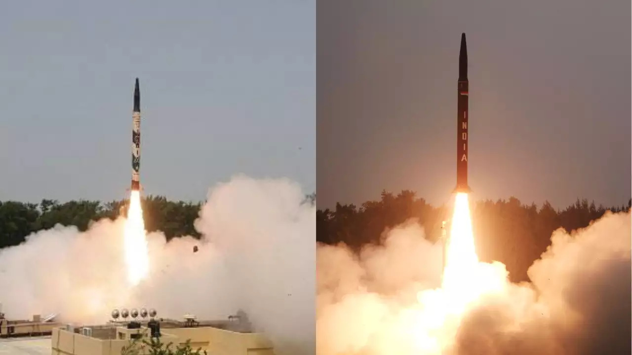 Training Launch of Short-Range Ballistic Missile ‘Agni-1’ Carried Out Successfully (File Photo)