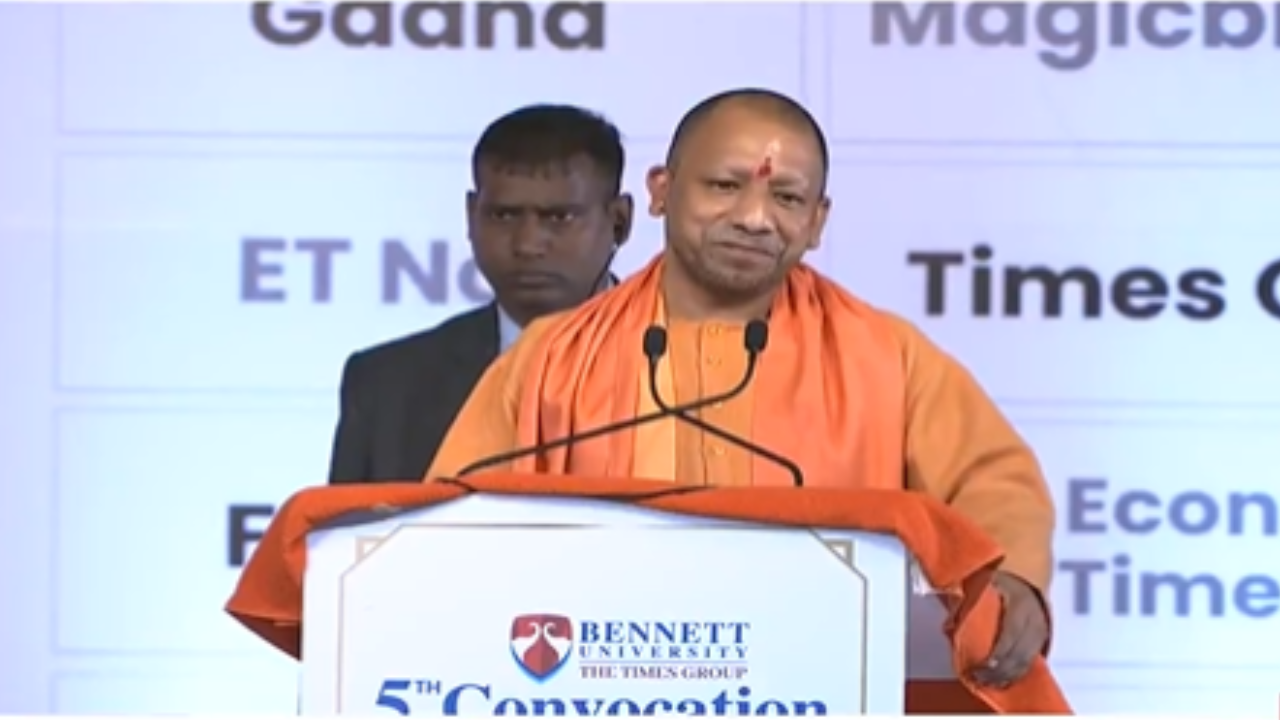 'Don't Take Shortcuts and..' UP CM Yogi shares 2-point mantra for students at Bennett University Convocation