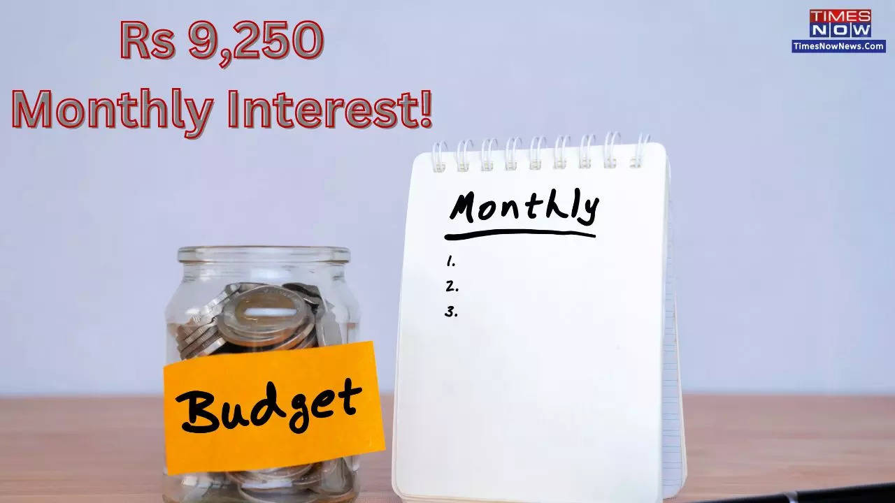 Rs 9250 Monthly Interest! Earn Risk-Free Guaranteed Income In This Govt Scheme