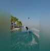 Watch Wakeskater Jumps Nearly 1000 Feet Off Worlds Highest Infinity Pool in Dubai