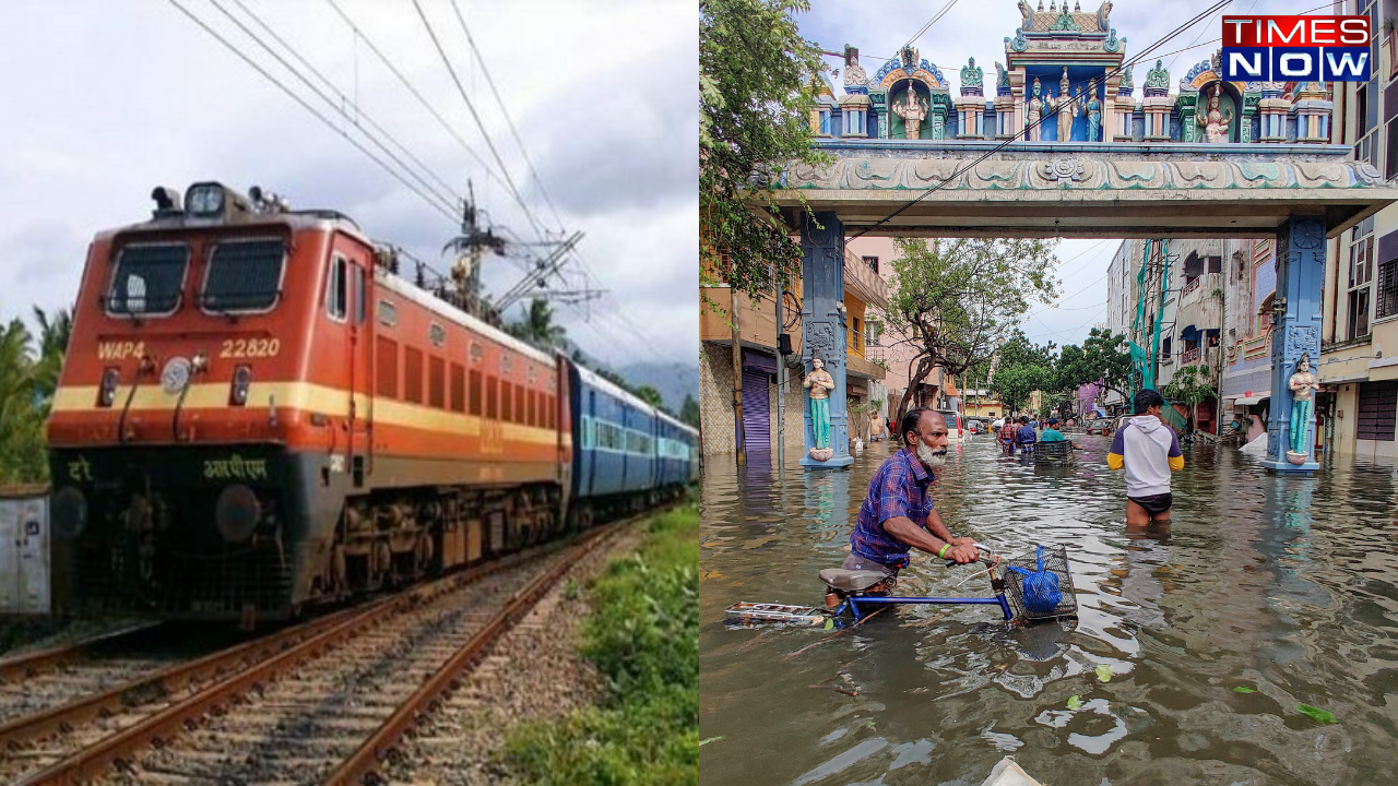 chennai rains, cyclone michaung: trains cancelled
